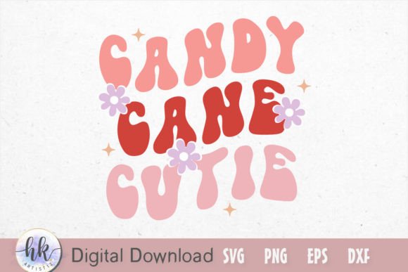 Candy Cane Cutie Retro SVG Review