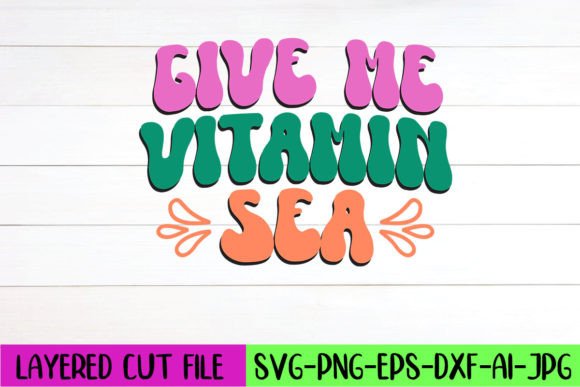 Give Me Vitamin Sea Retro SVG Design Review