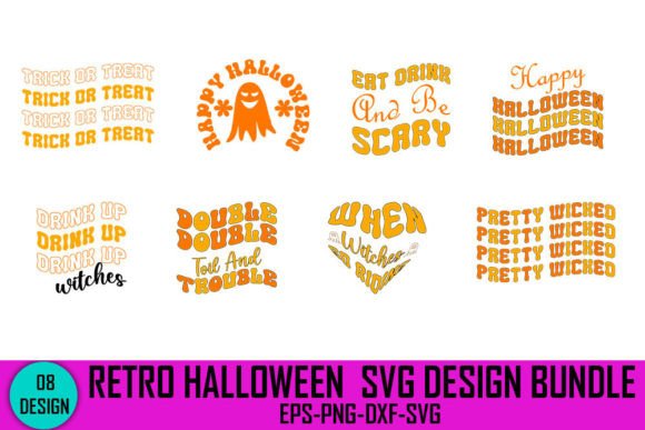 Halloweeen Retro Svg Bundle Review