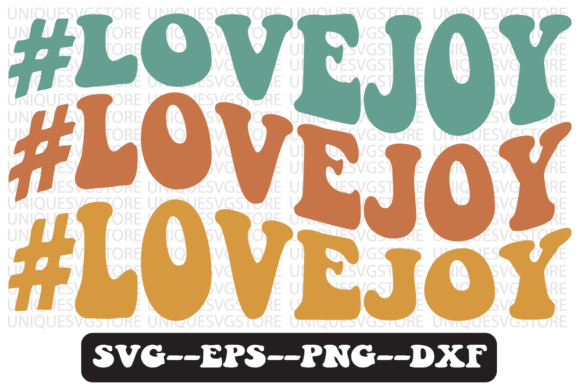 Love Joy Groovy Retro Svg Design Review